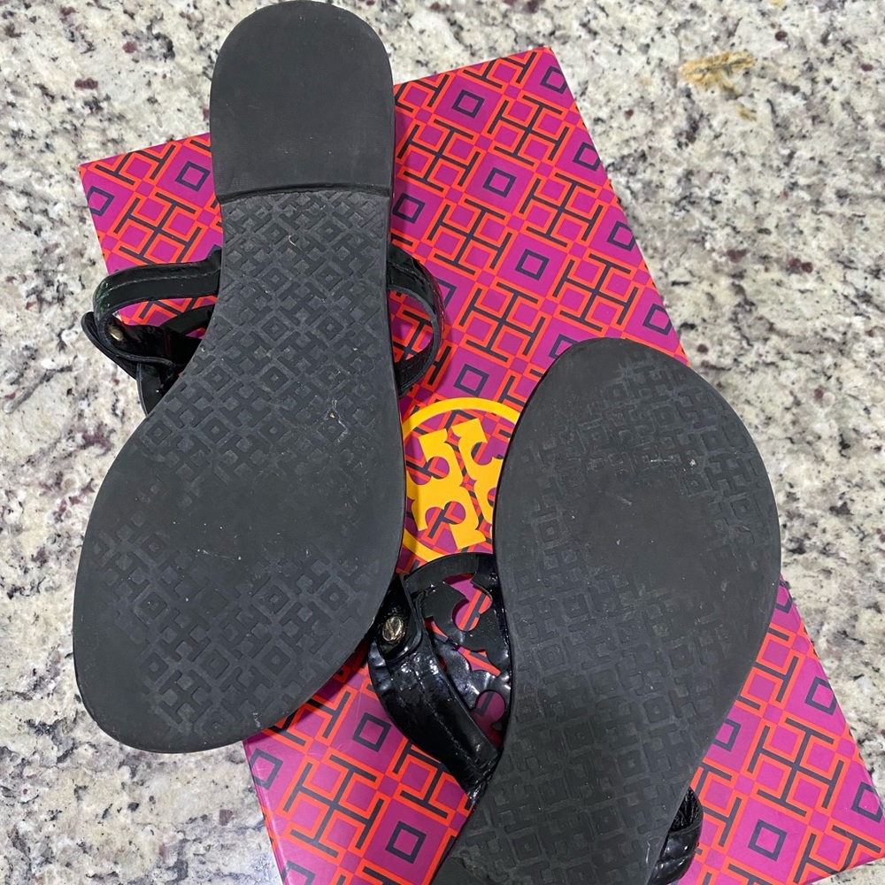 Black Miller tory Burch sandals